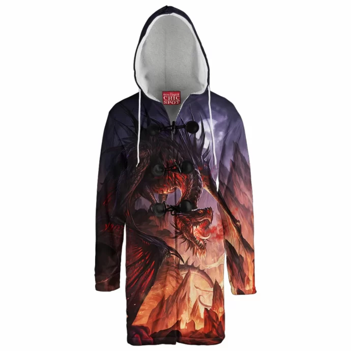 Dark Dragon Hooded Cloak Coat