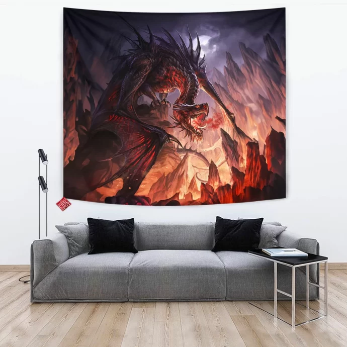 Dark Dragon Tapestry