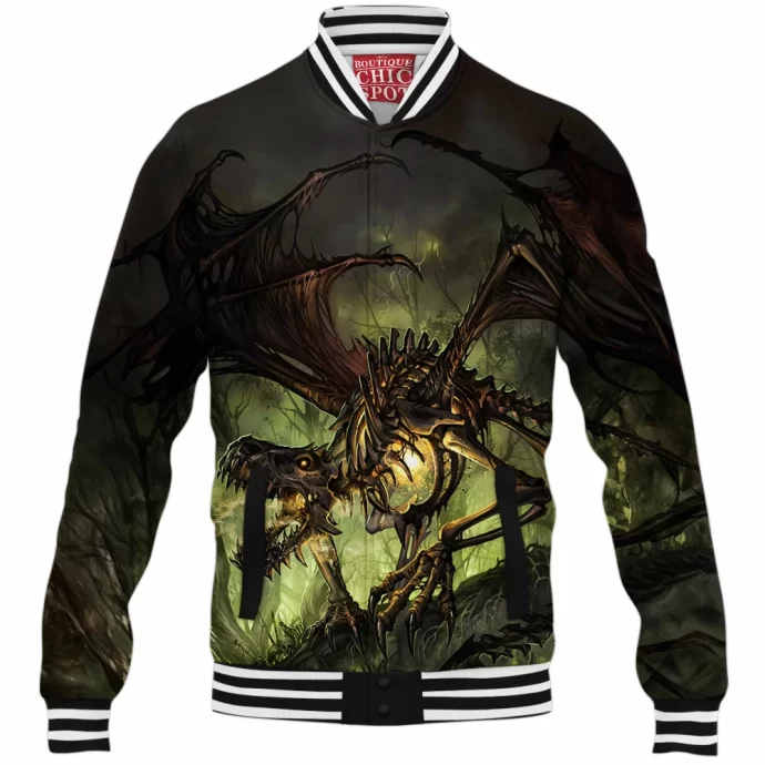 Bone Dragon Baseball Jacket