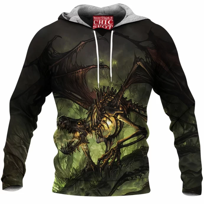 Bone Dragon Fleece Hoodie