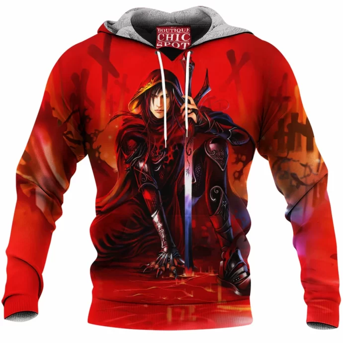 Red Dragon Knight Fleece Hoodie