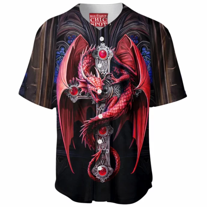 Gothic Dragon Baseball Jersey