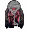 Dragon Zip-Fleece-Hoodie, Fantasy Zip-Fleece-Hoodie