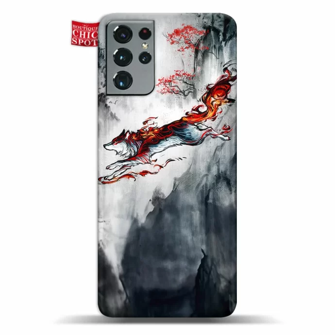 Fire Wolf Phone Case Samsung