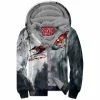 Wolf Zip-Fleece-Hoodie