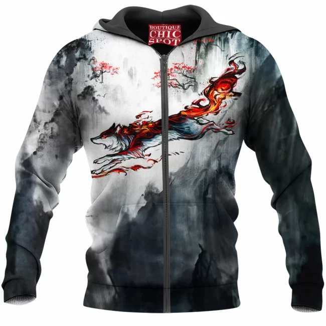 D HANG Boutique 0767 Zip Hoodie