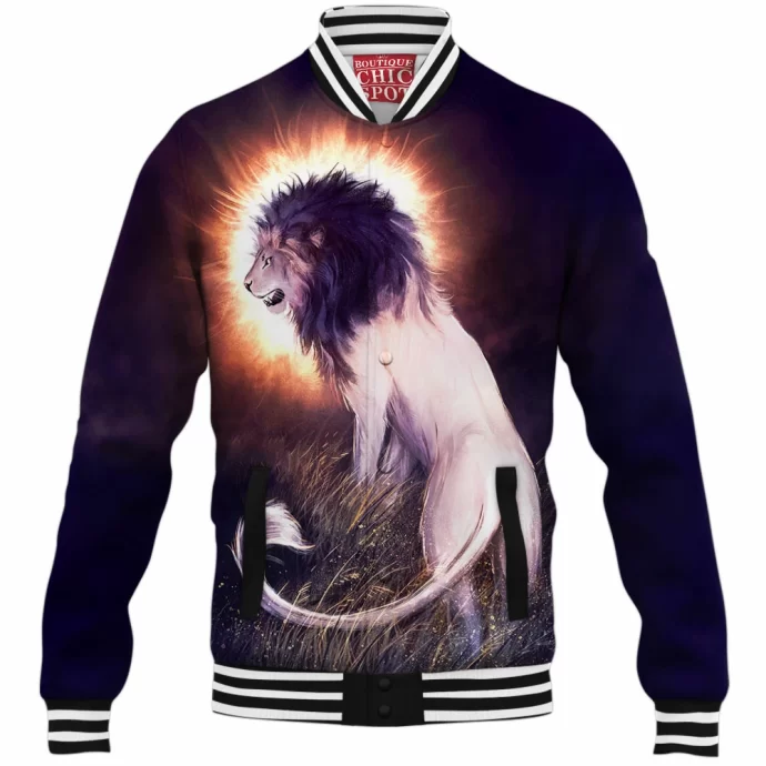 Dawn Breaker Lion Baseball Jacket