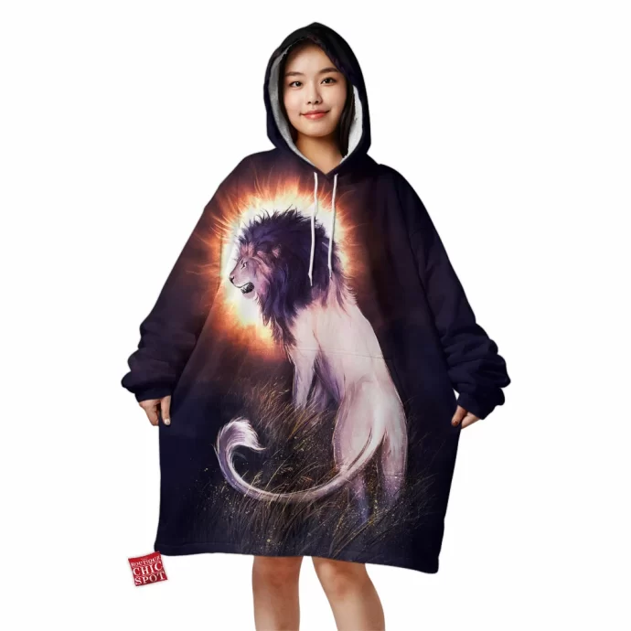 Dawn Breaker Lion Blanket Hoodie