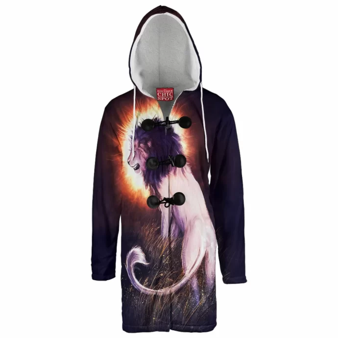 Dawn Breaker Lion Hooded Cloak Coat