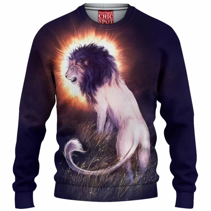 Dawn Breaker Lion Knitted Sweater