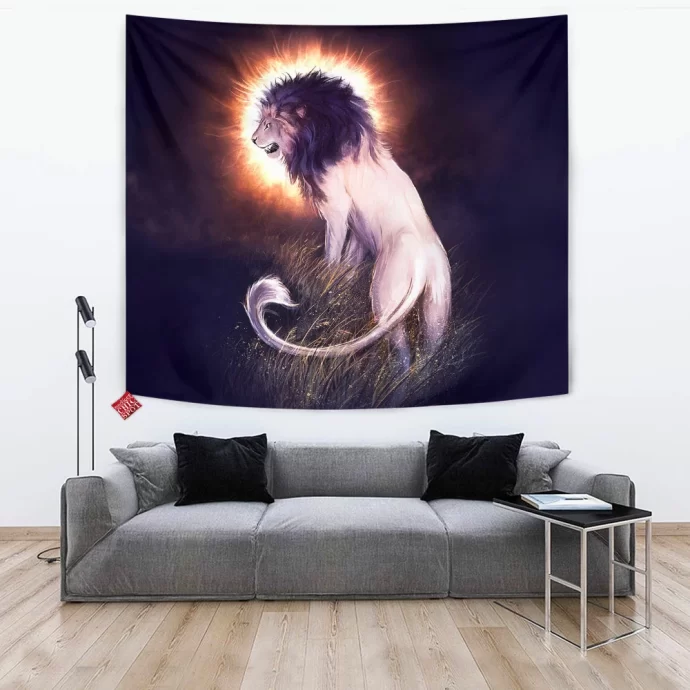 Dawn Breaker Lion Tapestry