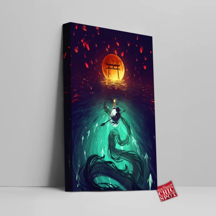 Water Shadow Canvas Wall Art