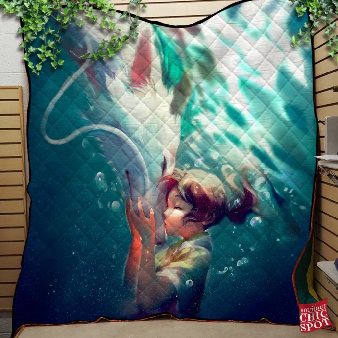 Spirited Away Quilt Blanket