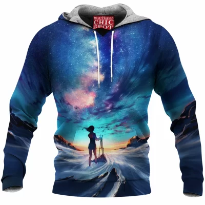 Abstract Fleece-Hoodie