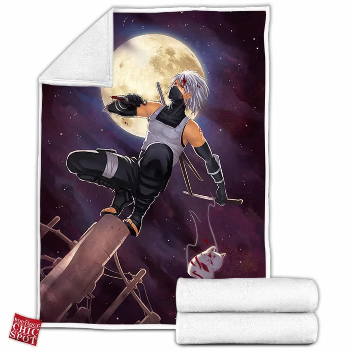 Kakashi Fleece Blanket