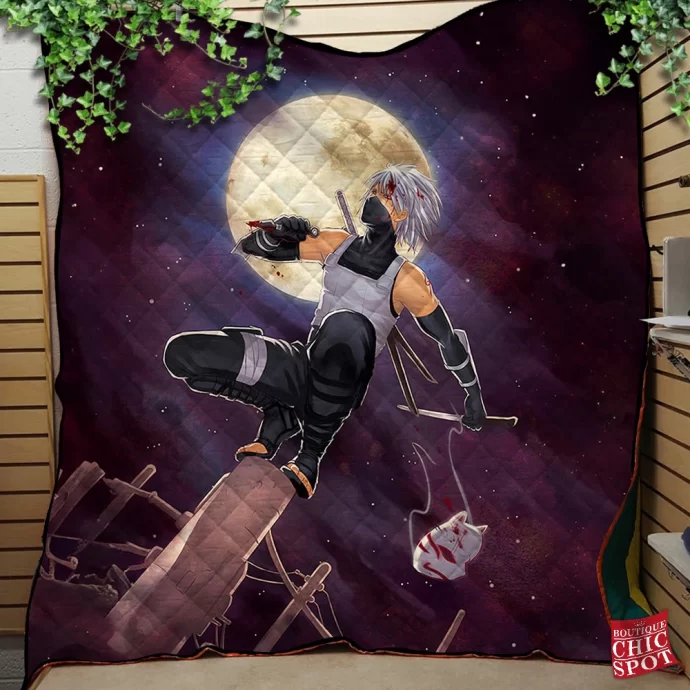 Kakashi Quilt Blanket