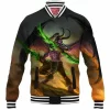 Game Baseball-Jacket, Illidan Stormrage Baseball-Jacket, Dota Baseball-Jacket, Warcraft Baseball-Jacket