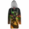 Illidan Stormrage Warcraft Hooded Cloak Coat