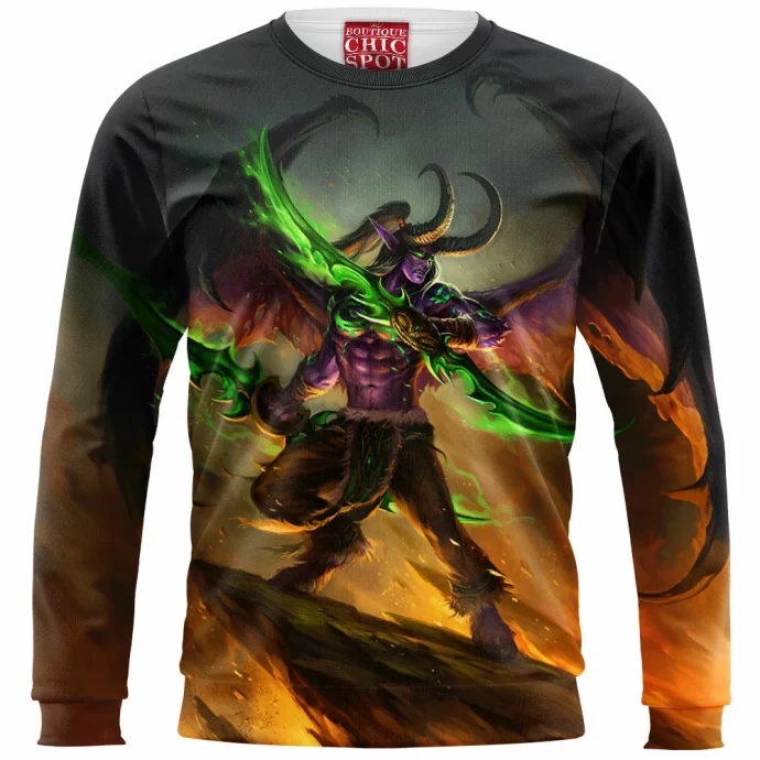 Illidan Stormrage Warcraft Sweatshirt