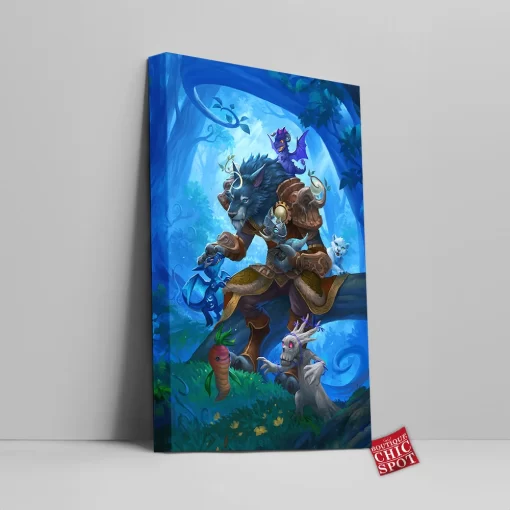 Worgen Warcraft Canvas Wall Art