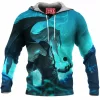 Final Fantasy Fleece-Hoodie, Game Fleece-Hoodie, Sephiroth Fleece-Hoodie