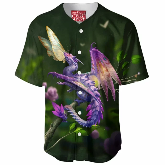 Flower Mantis Dragon Baseball Jersey