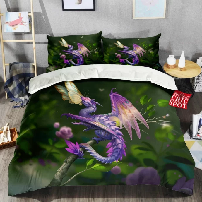 Flower Mantis Dragon Bedding Set