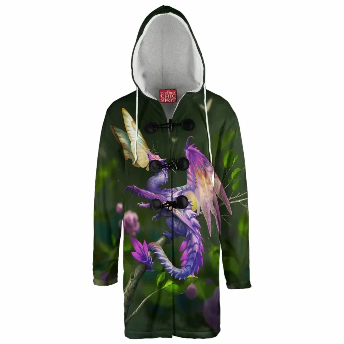 Flower Mantis Dragon Hooded Cloak Coat