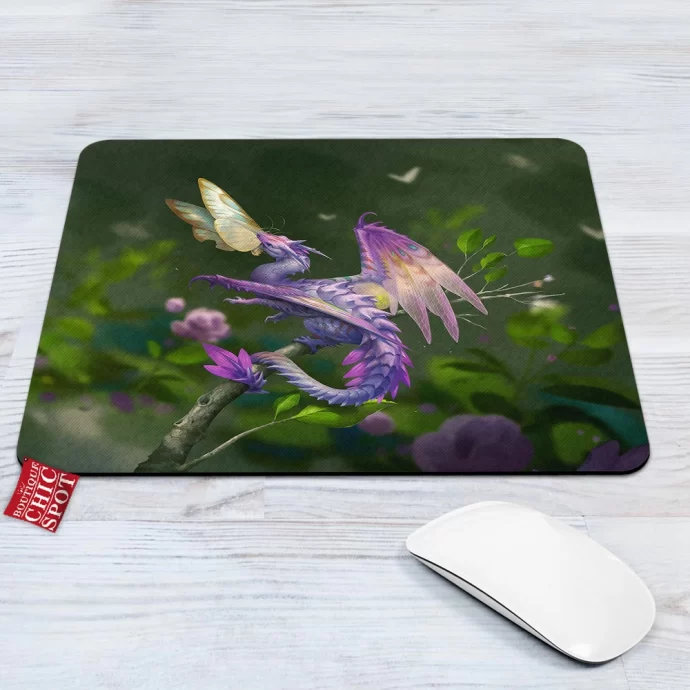 Flower Mantis Dragon Mouse Pad