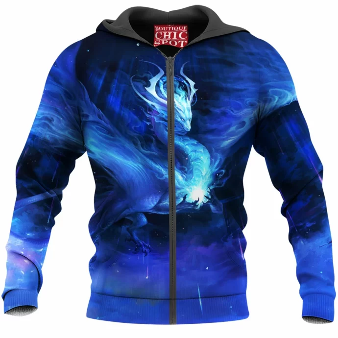 Meteor Dragon Cosmos Zip Hoodie