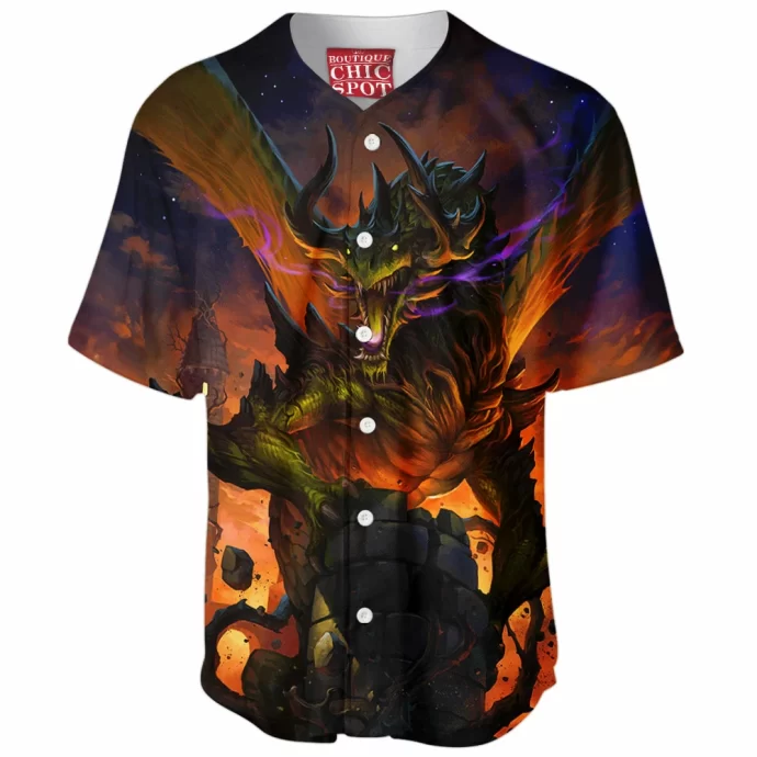 Sparkle Kitty Dragon Baseball Jersey