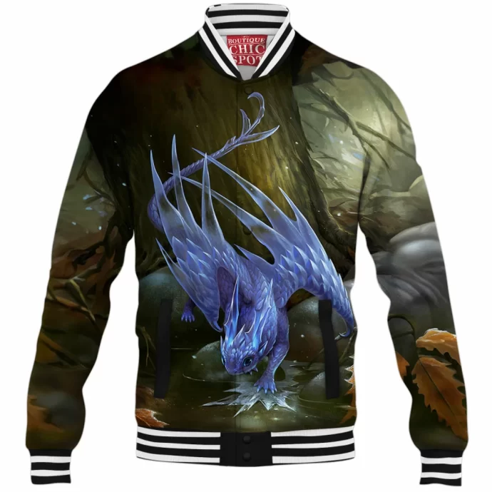 Frost Dragon Baseball Jacket