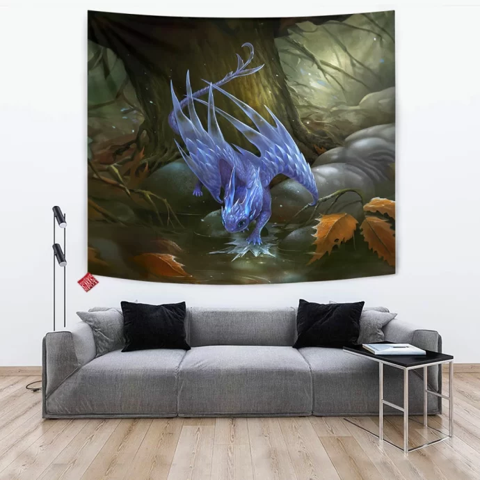 Frost Dragon Tapestry