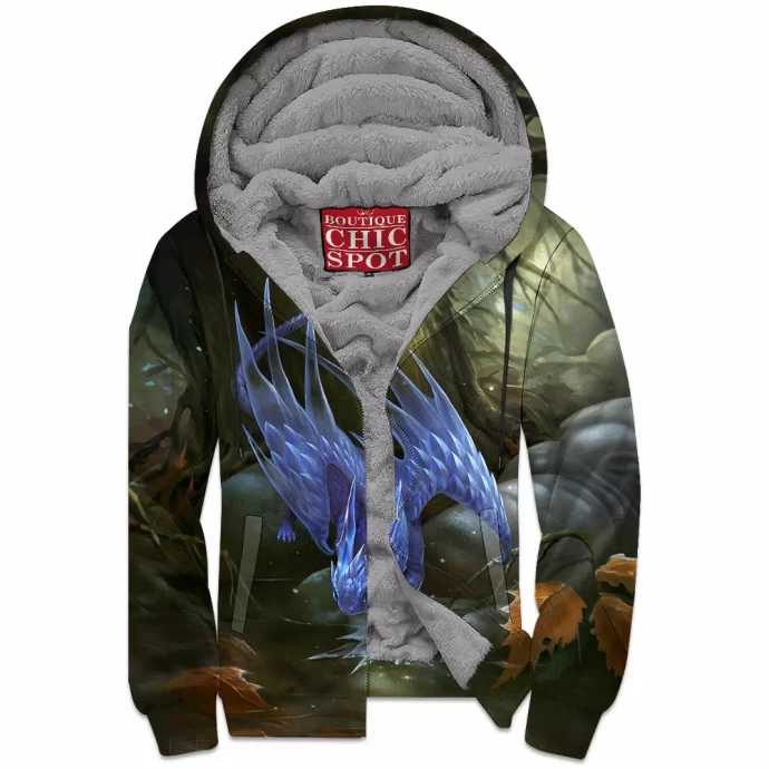 Frost Dragon Zip Fleece Hoodie