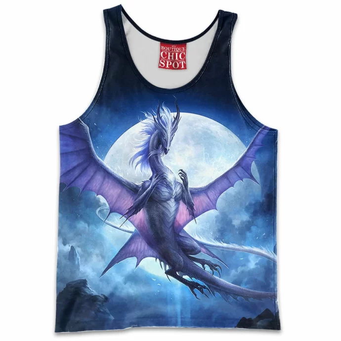 White Dragon Tank Top