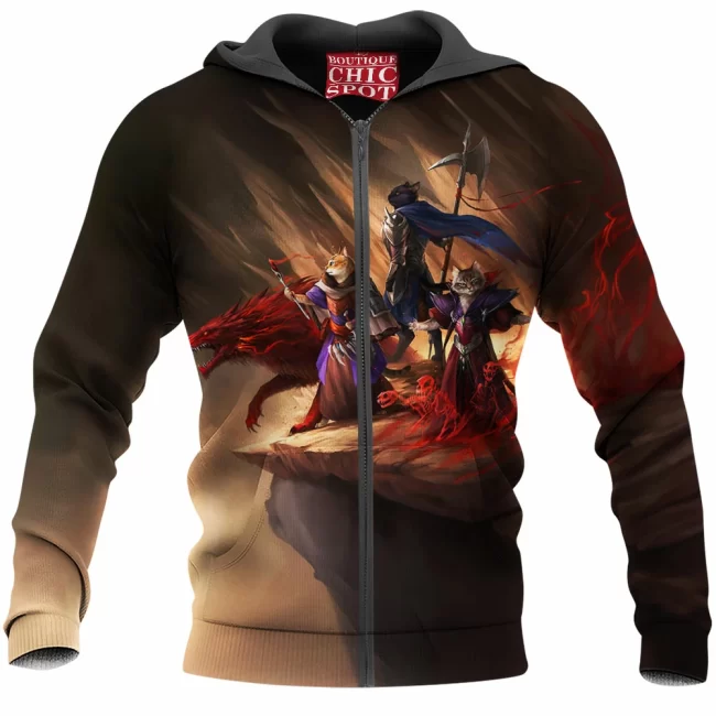 D HANG Boutique 0812 Zip Hoodie