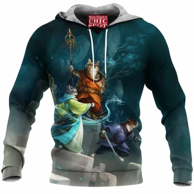 Cat Fleece-Hoodie