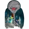 Cat Zip-Fleece-Hoodie