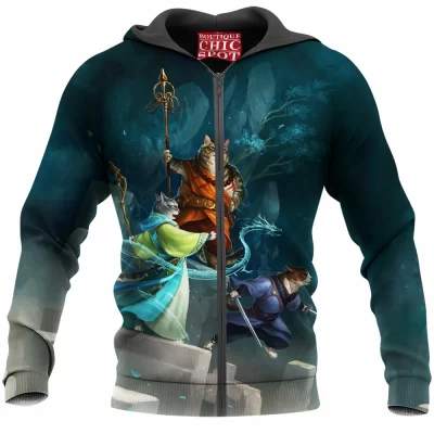 Cat Zip-Hoodie