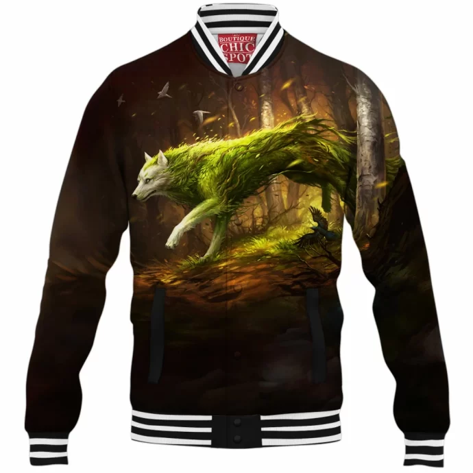 Spirit Wolf Baseball Jacket