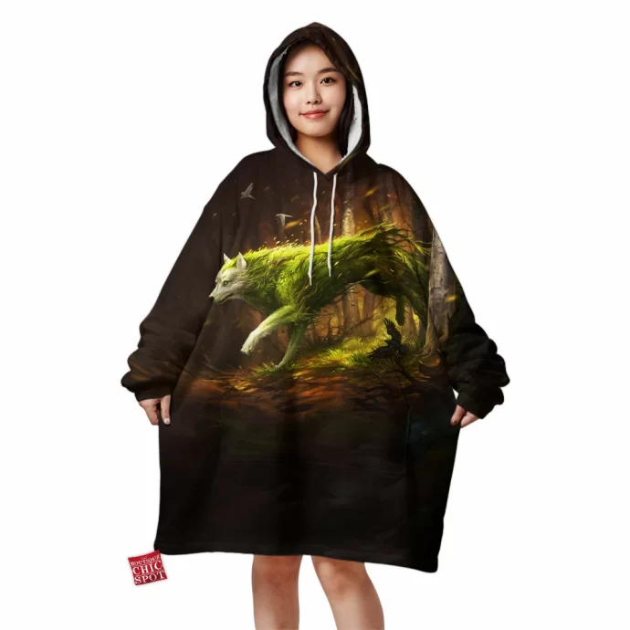 Spirit Wolf Blanket Hoodie