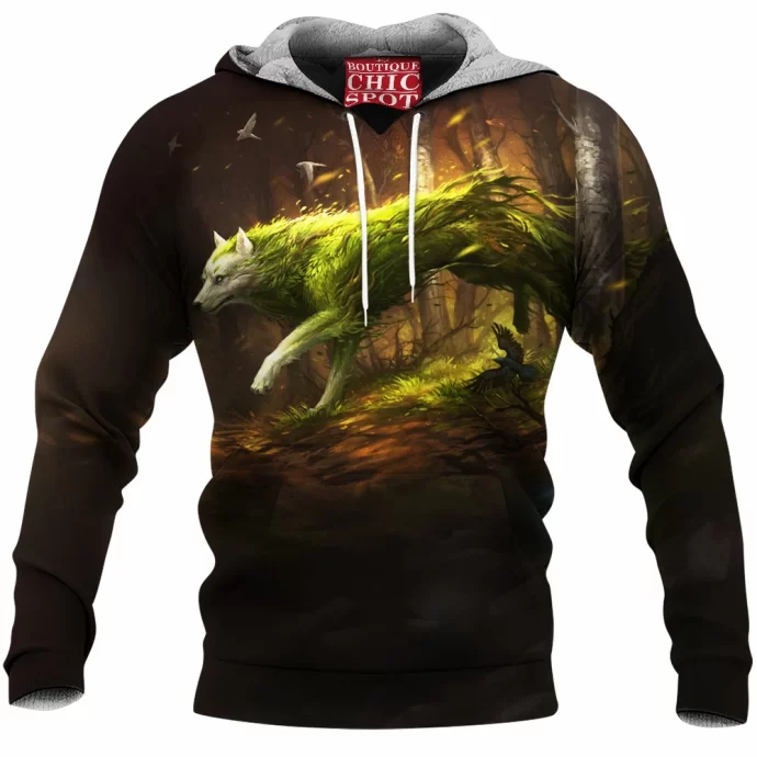 Spirit Wolf Fleece Hoodie