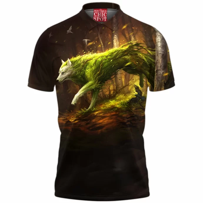 Spirit Wolf Polo Shirt