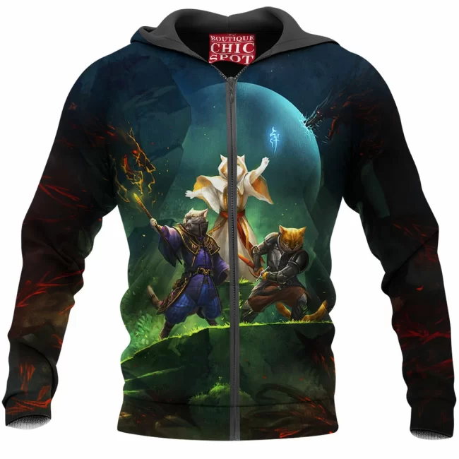 D HANG Boutique 0816 Zip Hoodie