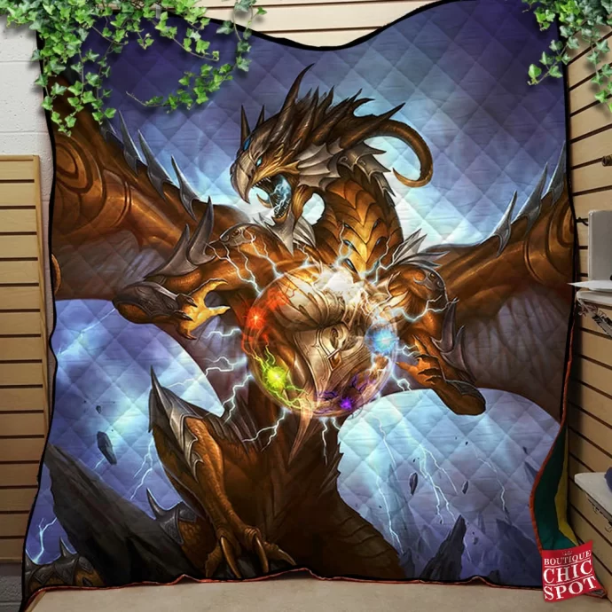 Artifact Dragon Quilt Blanket