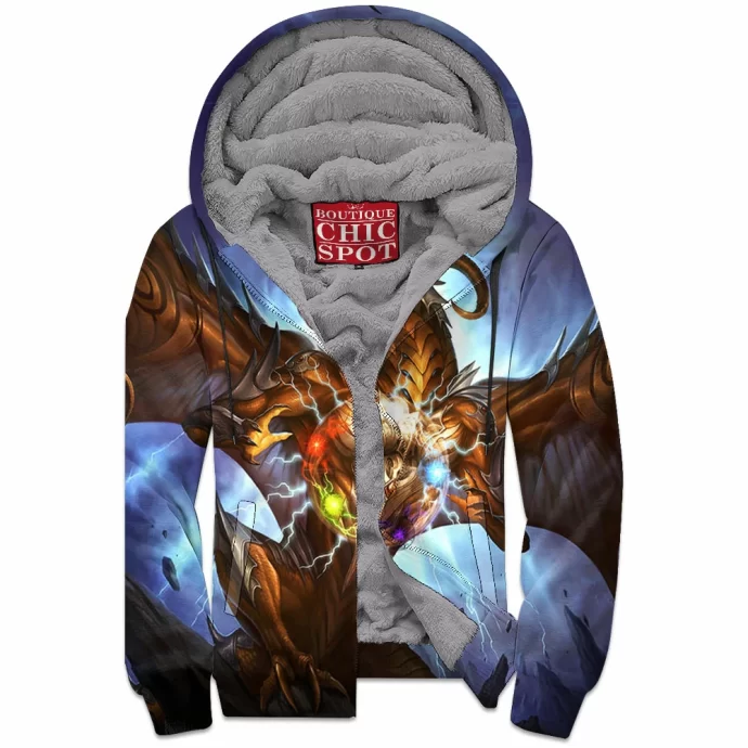 Artifact Dragon Zip Fleece Hoodie