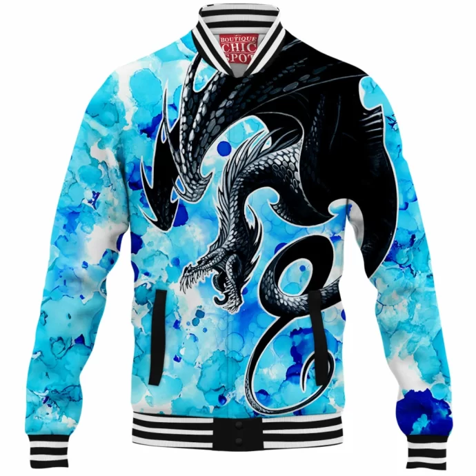 Splatter Dragon Baseball Jacket