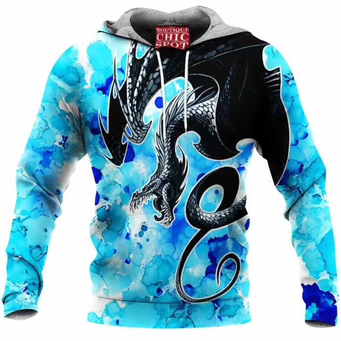 Splatter Dragon Fleece Hoodie