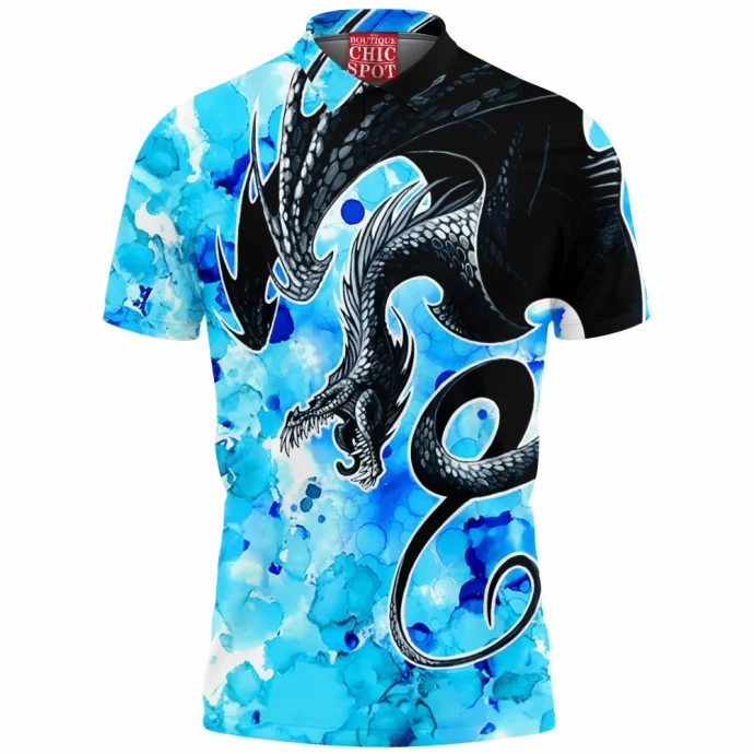 Splatter Dragon Polo Shirt