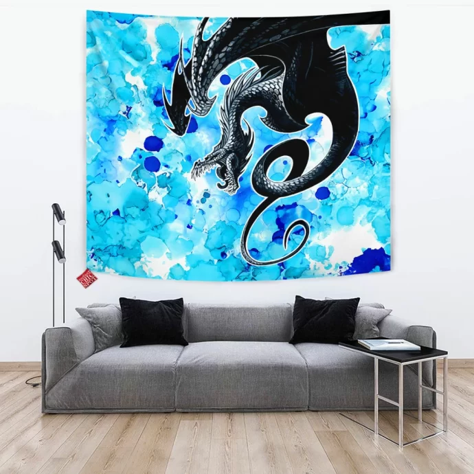 Splatter Dragon Tapestry